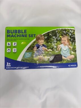 Automatic Bubble Machine - 15000+ Bubbles Per Minute - Durable - Black